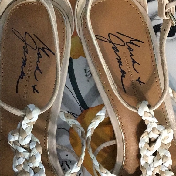 Mark & James x Badgley Mischka Royce Sandals Size 7.5 - Picture 5 of 8